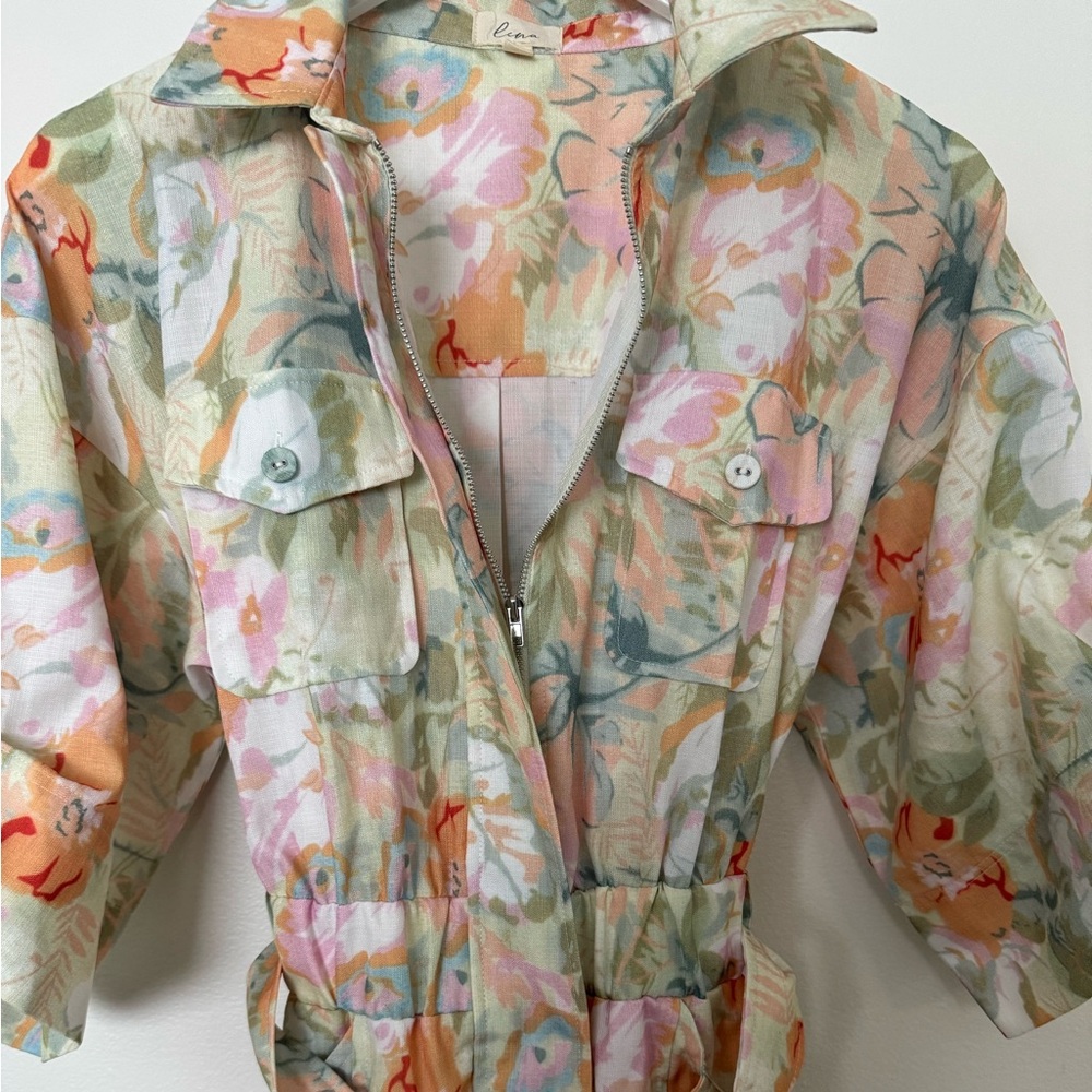 Floral Women's Utility Jumpsuit